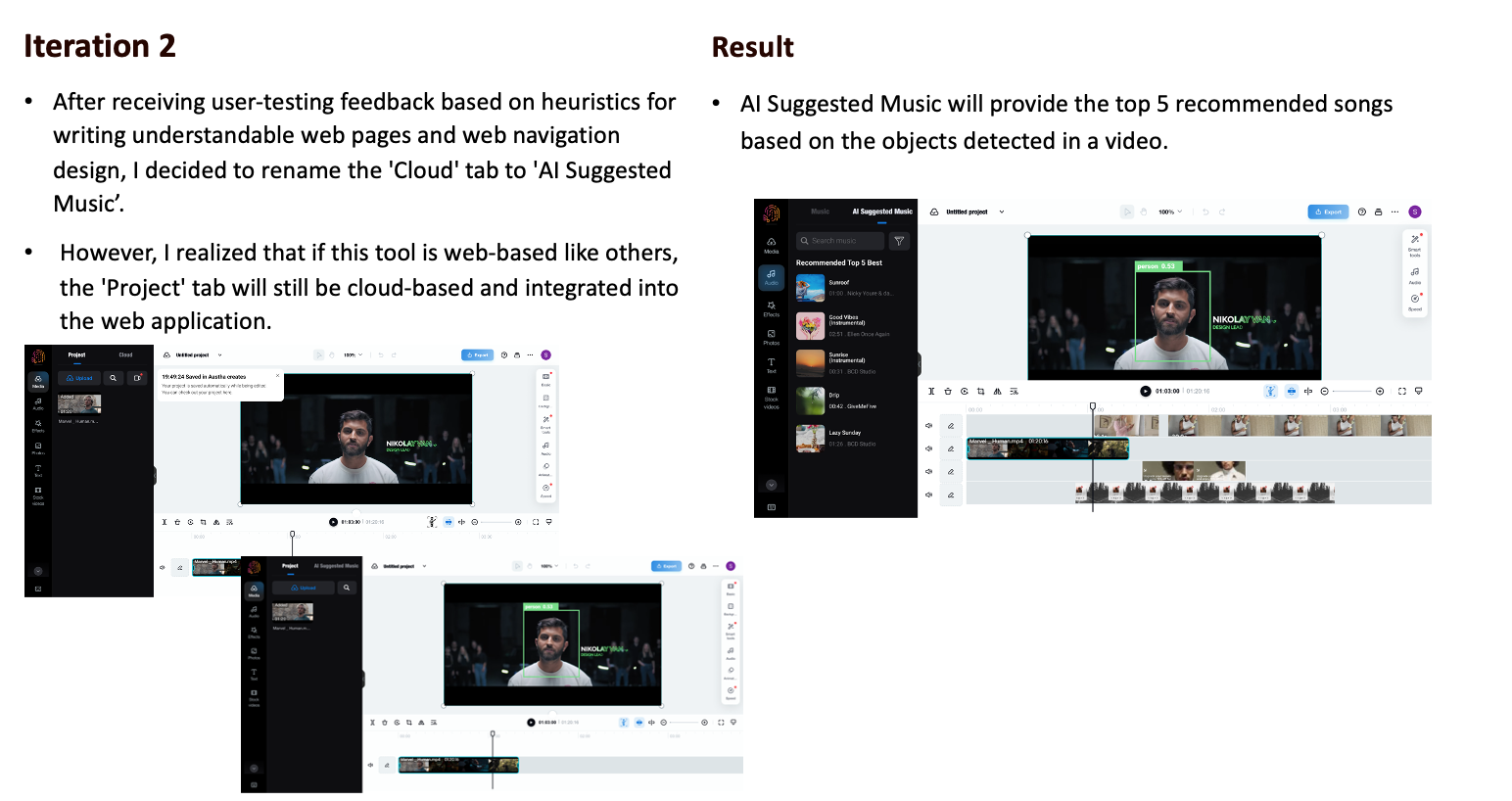 Mood-Based Audio-Video Editing workflow